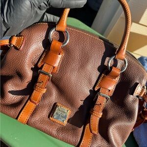 Dooney & Bourke Chestnut Leather Satchel